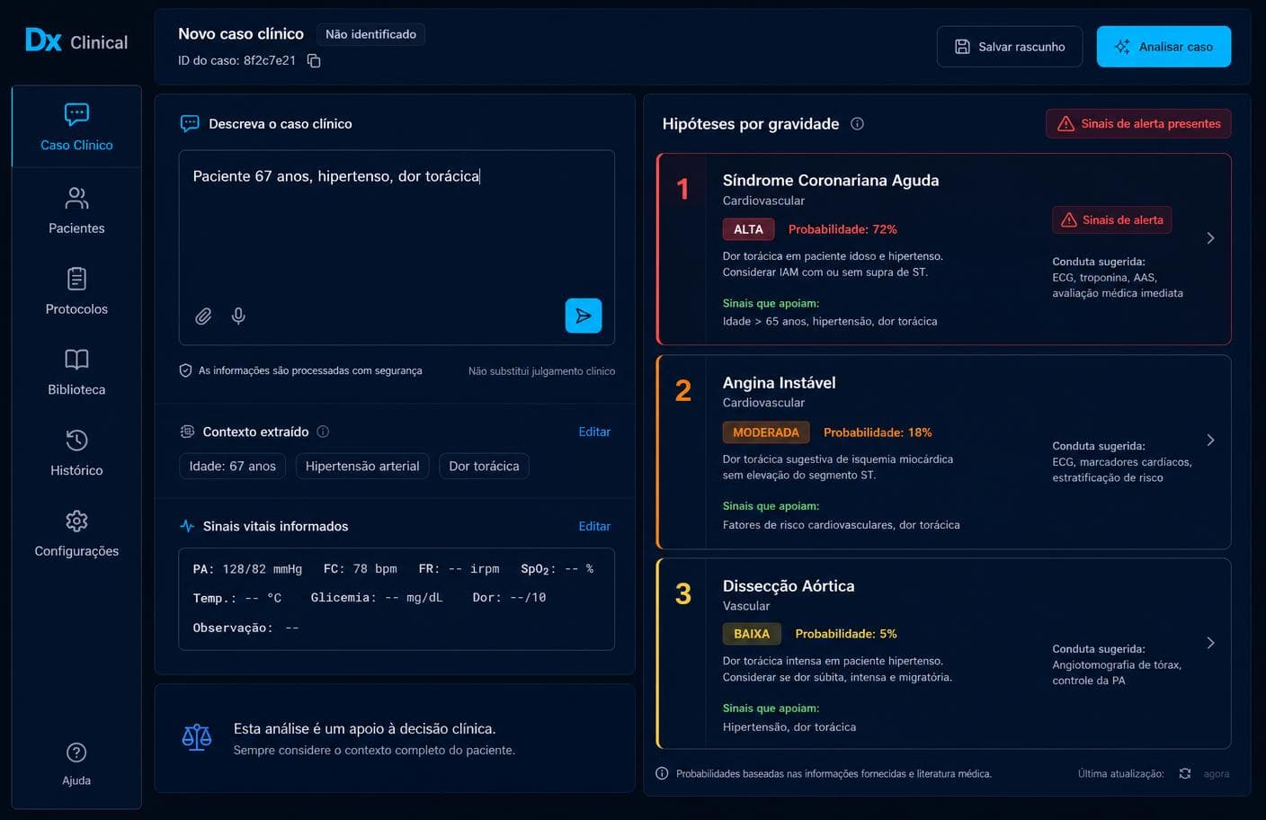 Exemplo de tela